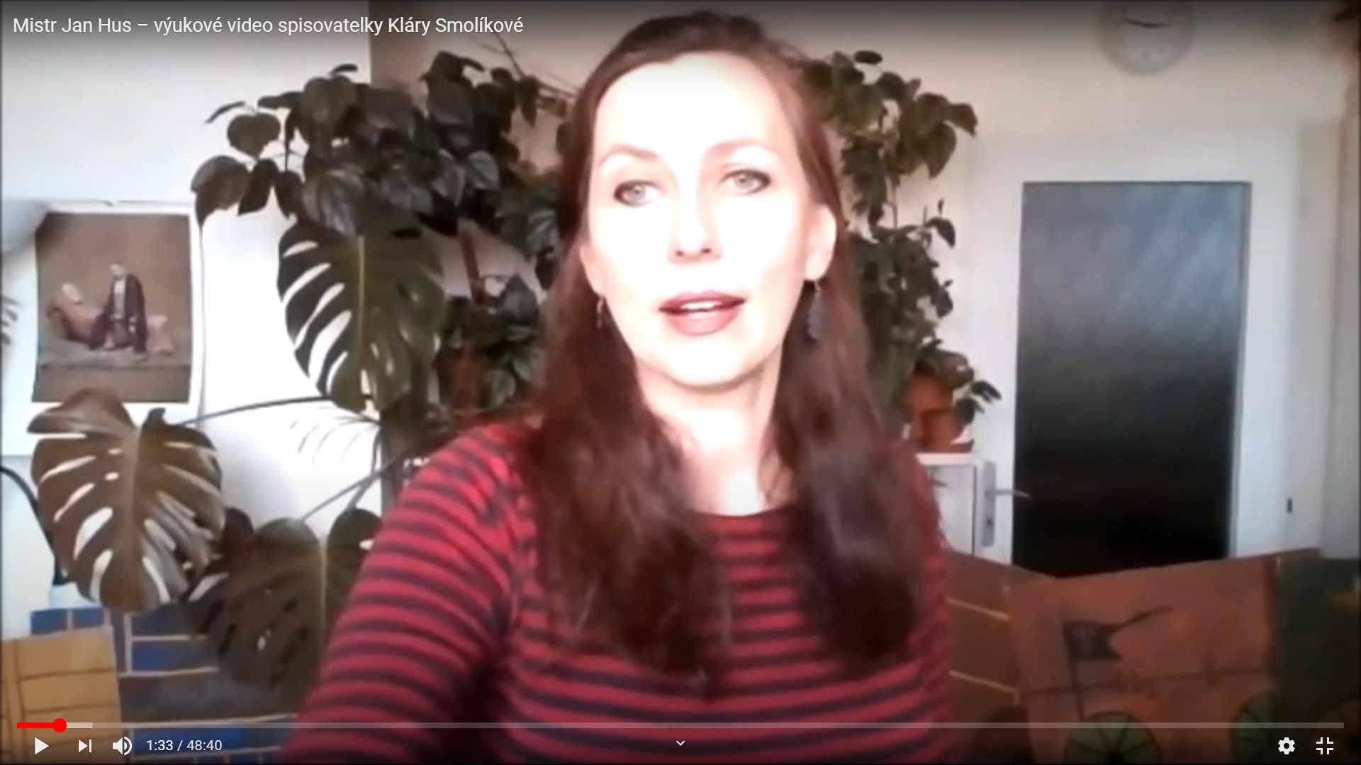 Výukové video Kláry Smolíkové ke knize Husův dům