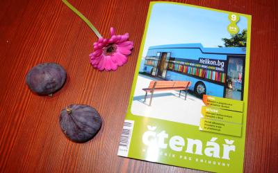 Zářijový Čtenář, ve kterém si můžete přečíst další díl rubriky Válka Walkerových aneb Jak vyzrát na literární workshopy