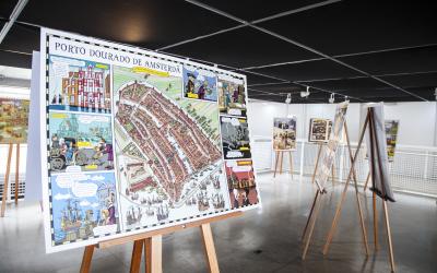 Komenský v komiksu v saopaulské knihovně Biblioteca Parque Villa-Lobos