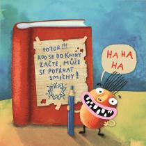 Ilustrace Báry Buchalové z knihy Kláry Smolíkové Knihožrouti: Kam zmizela školní knihovna?