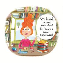 Ilustrace Báry Buchalové z knihy Kláry Smolíkové Knihožrouti: Kam zmizela školní knihovna?