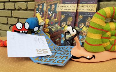 Knižní žrouti se radují z ocenění Zlatá stuha pro knihu S Komenským do komiksu