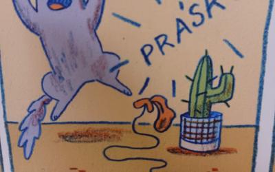 Dalila a výtah bez dveří_ilustrace Kačky Illnerové z knihy Kláry Smolíkové