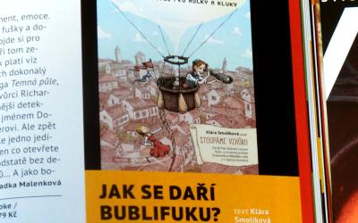 V zářijové Pevnosti najdete na komiksových stránkách i sloupek Kláry Smolíkové o Bublifuku