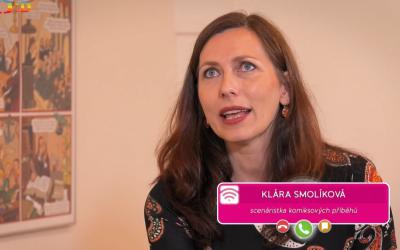 Klára Smolíková v pořadu Wifina 