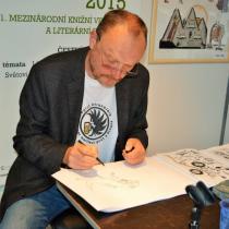 Ilustrátor Luděk Bárta na Světě knihy