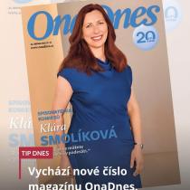 Klára Smolíková na obálce magazínu OnaDnes