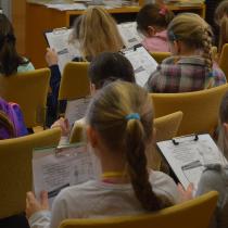 Klára Smolíková a její program ke knize Knihožrouti_foto Kristýna Obrdlíková